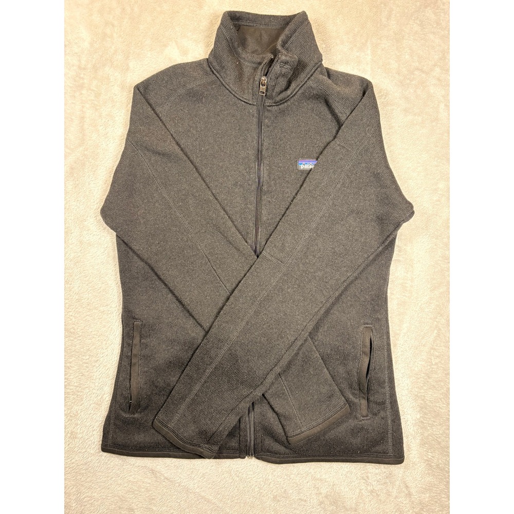 Patagonia Better Sweater Full Zip Fleece Jacket Black Mens Medium